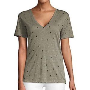 Rails Cara sage black cactus tee~L